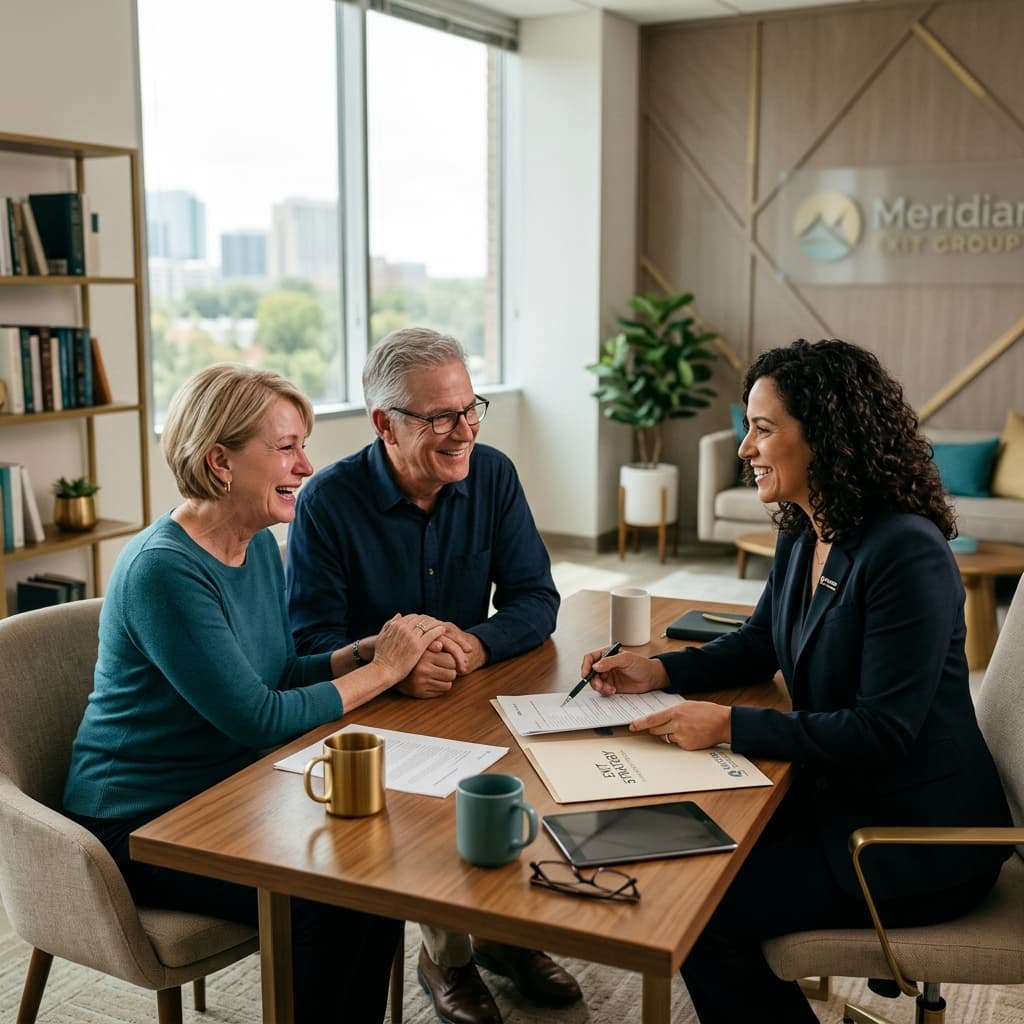 Professional consultation — Meridian Exit Group helping a timeshare owner find a clear path forward